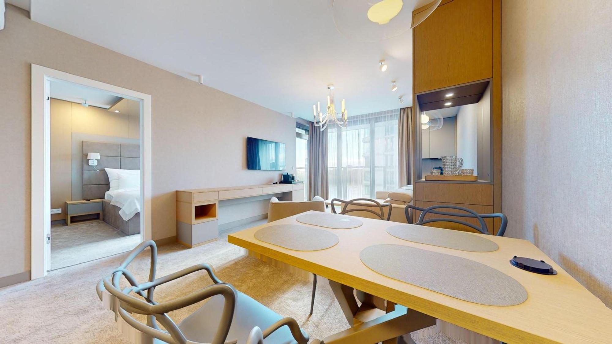 Eurovea Apartments Bratislava Oda fotoğraf